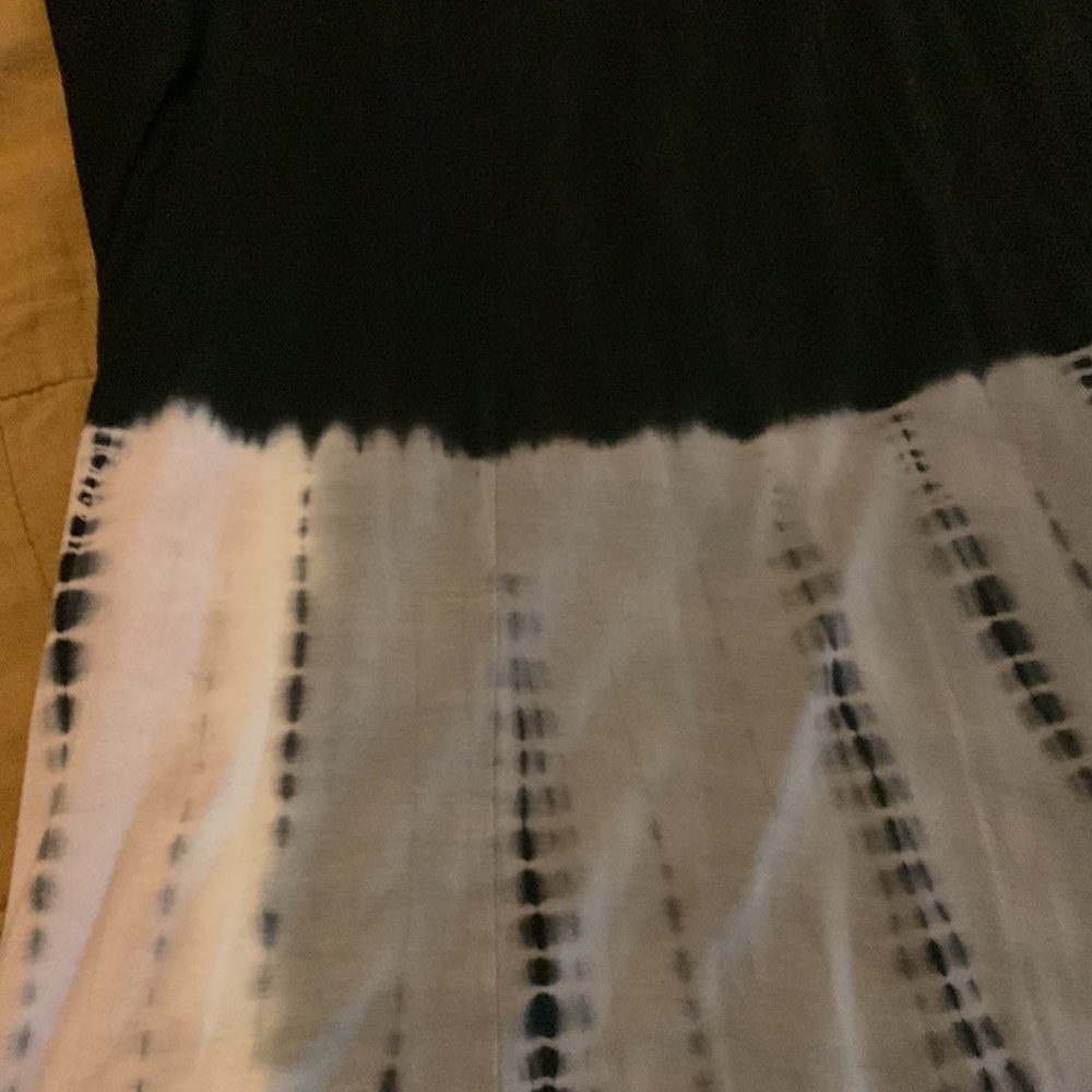 Maxi Elastic Waist BLUE Knit SKIRT with Tie Dyed Detail EUC - Picture 16 of 16